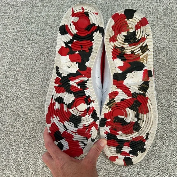 Nike Red and White Athletic Shoes - Picture 5 of 6